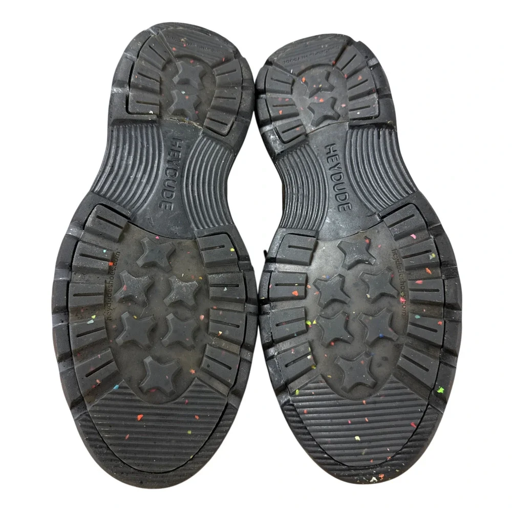 HEY DUDE Duke Eco Shield Black Boots Mens 10 Water Repellent Gorpcore Shoe
